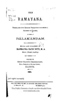Valmiki 's Ramayana vol 1